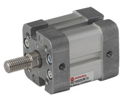 RA/192025/M/30, ISO compact double acting cylinder, 25mm diameter, 30mm stroke