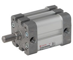RA/192050/M/15, ISO compact double acting cylinder, 50mm diameter, 15mm stroke