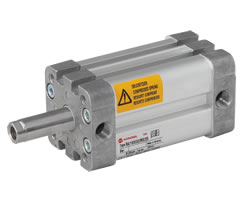 RA/193020/M/10, ISO compact single acting cylinder, 20mm diameter, 10mm stroke