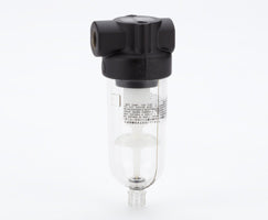 F07-100-A1TG, Miniature general purpose filter, G1/8, Automatic drain, 5µm filter element