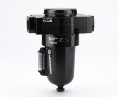 F68G-BGN-MR3, Olympian Plus general purpose filter, G1-1/2, Manual drain, 40µm filter element