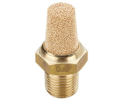 T40B6800, Quietaire sintered bronze silencer, R3/4