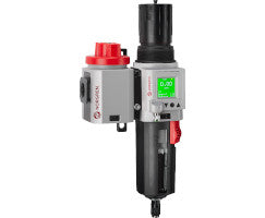 TB84-671GE, Excelon Plus Filter/Regulator with Shut-Off Valve, G3/4, manual drain, integrated electronic pressure sensor