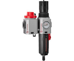 TB84-621A, Excelon Plus Filter/Regulator with Shut-Off Valve, 3/4" PTF, manual drain