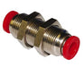 C20290400, Pneufit C Push-in fitting, Bulkhead union, 1/4"