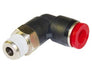 C01470618, Pneufit C Push-in fitting, Adaptor, 90° Swivel elbow, 6mm, R1/8