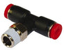 C01670848, Pneufit C Push-in fitting, Adaptor, Swivel tee female, 8mm, R1/2