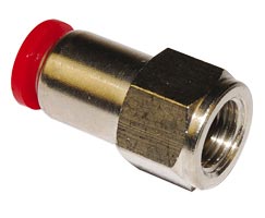 C02260848, Pneufit C Push-in fitting, Adaptor, Straight female, 8mm, G1/2