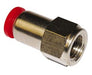 C02260848, Pneufit C Push-in fitting, Adaptor, Straight female, 8mm, G1/2