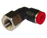 C02480406, Pneufit C Push-in fitting, Adaptor, 90° Swivel elbow female, 4mm, M6