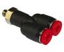 C02880406, Pneufit C Push-in fitting, Adaptor, Swivel Y, 4mm, M6