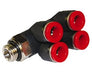C0B700848, Pneufit C Push-in fitting, Adaptor, Double branch, 8mm, G1/2