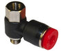 C0G510838, Pneufit C Push-in fitting, Banjo, Top port, 8mm, R3/8