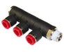 C0H511048, Pneufit C Push-in fitting, Adaptor, Triple swivel elbow, 10mm, R1/2