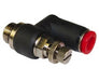 C0K560605, Pneufit C Push-in fitting, Swivel speed control, Out, 6mm, M5