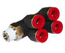 C0Q701038, Pneufit C Push-in fitting, Adaptor, Double branch, 10mm, R3/8