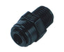 D01251038, Pneufit D Acetal push-in fitting, Adaptor, Straight taper, 10mm, R3/8