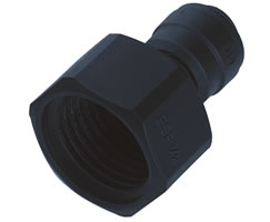 D022C0868, Pneufit D Acetal push-in fitting, Adaptor, Female, Flat type, 8mm, G3/4