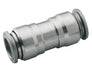 S00201200, Pneufit S Stainless steel push-in fitting, Connector, Straight, 12mm