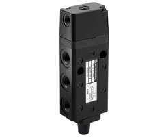 X3044102, Super X 5/2 air pilot actuated valve, Pilot/Spring, G1/8
