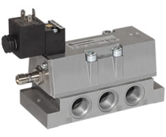 VSP550045, ISO Star #3, 5/2 sol/spring valve, with spool position sensing