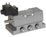 VSP550045, ISO Star #3, 5/2 sol/spring valve, with spool position sensing