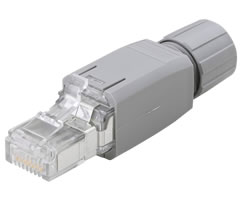 Norgren NC-RJ450-0000000, Industrial ethernet connector, RJ45 wireable ...