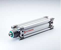 PRA/802050/MX/60, ISOLine profile double acting cylinder, 50mm diameter, 60mm stroke