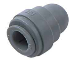 D200A0600, Pneufit D Acetal push-in fitting, End stop, 3/8"