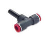 C00630604, Pneufit C Push-in fitting, Stem tee, Unequal, 6mm, 4mm