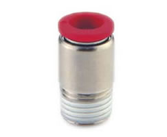 C012A1238, Pneufit C Push-in fitting, Adaptor, Straight, Internal hex, 12mm, R3/8