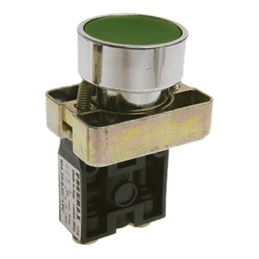 Pneumax 104.32.6.22/3.L.C - 3/2 Green Push Button Valve Normally Closed - pneumaticsystems