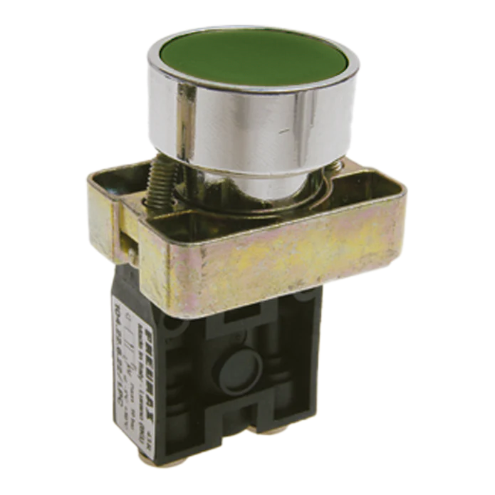 Pneumax 104.32.6.22/3.L.C - 3/2 Green Push Button Valve Normally Closed - pneumaticsystems