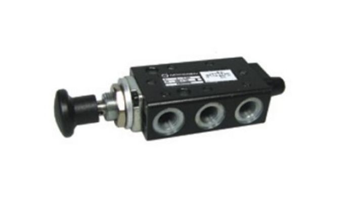 Norgren X3046502, Super X 5/2 manual valve, Black, Knob/Knob, 22N, G1/8 - pneumaticsystems