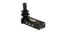 Norgren X3067802, Super X 5/2 manual valve, Black, Lever/Spring, 15N, G1/4 - pneumaticsystems