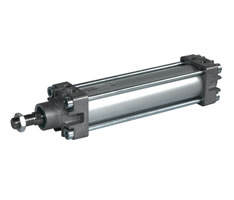 RA/8200/100, ISO tie rod double acting cylinder, 200mm diameter, 100mm stroke