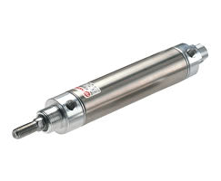 RT/57225/MC/300, Roundline double acting cylinder, 25mm diameter, 300mm stroke