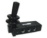 X3067802, Super X 5/2 manual valve, Black, Lever/Spring, 15N, G1/4
