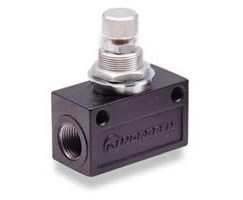 T1100C1800, Block form flow control valve, bi-directional, G1/8