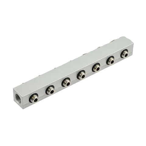 Metalwork  S70 ACC. 1/8 Base Kit 7 Position 0221000700 - pneumaticsystems