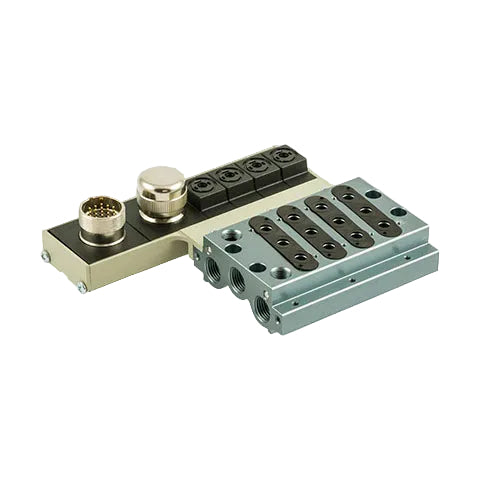 Metalwork  Mach 16 Base Elpn M 4 Pos 24Vdc 0225100401 - pneumaticsystems