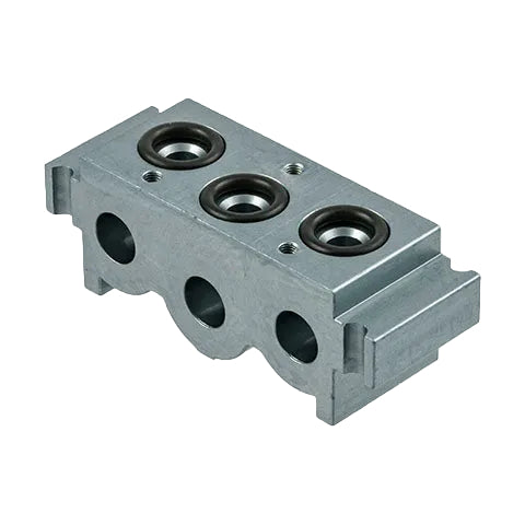 Metalwork  S70 ACC. Manifold Base 1/4 0226005150 - pneumaticsystems