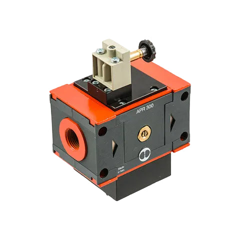 Metalwork - 4671901 Skillair 300 1" Electro-Pneumatic Progressive Starter Valve CNOMO Solenoid - pneumaticsystems