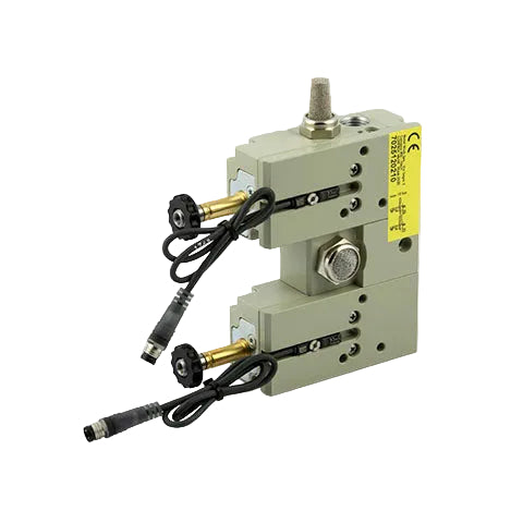 Metalwork - 7025120210 Safe Air Dual 1/4 S70 Solenoid Valve with M8 Sensor - pneumaticsystems