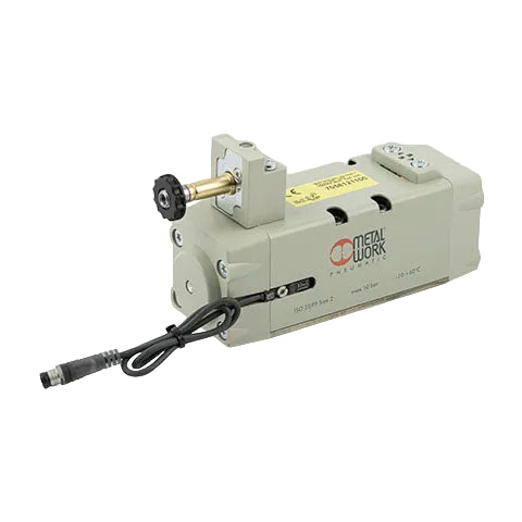 Metalwork - 7058121100 Safe Air ISO 2 Single Valve with M8 Sensor - pneumaticsystems
