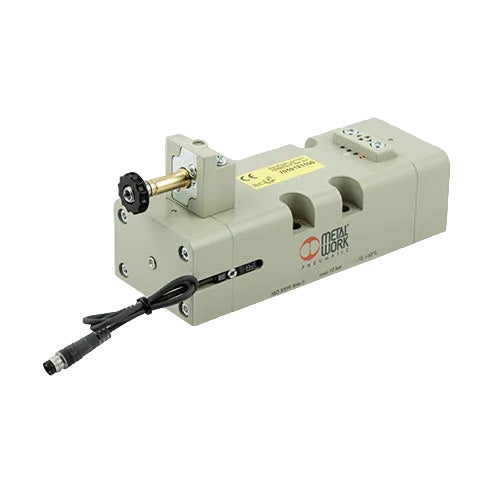 Metalwork - 7059121100 Safe Air ISO 3 Single Valve with M8 Connector - pneumaticsystems