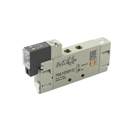 Metalwork - 7061020132 Mach 11 M7 5/2 Solenoid/Spring 24V Pneumatic Valve - pneumaticsystems