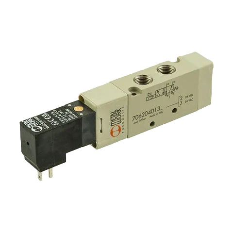 Metalwork - 7062040113 Mach 16 5/2 Bistable Solenoid Valve 24V AC 1/8 - pneumaticsystems
