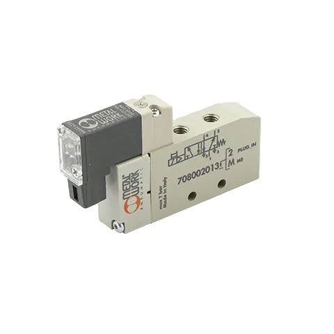 Metalwork - 7080020132 MiniMach M5 5/2 Solenoid/Spring Valve 24Vdc - pneumaticsystems