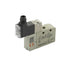Metalwork - 708002053M MiniMach M5 3/2 NC Solenoid/Spring Valve 24VDC with M8 Connector - pneumaticsystems